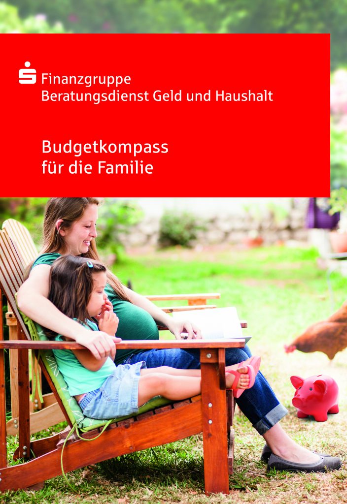 Pressefoto Ratgeber 'Budgetkompass für die Familie'.