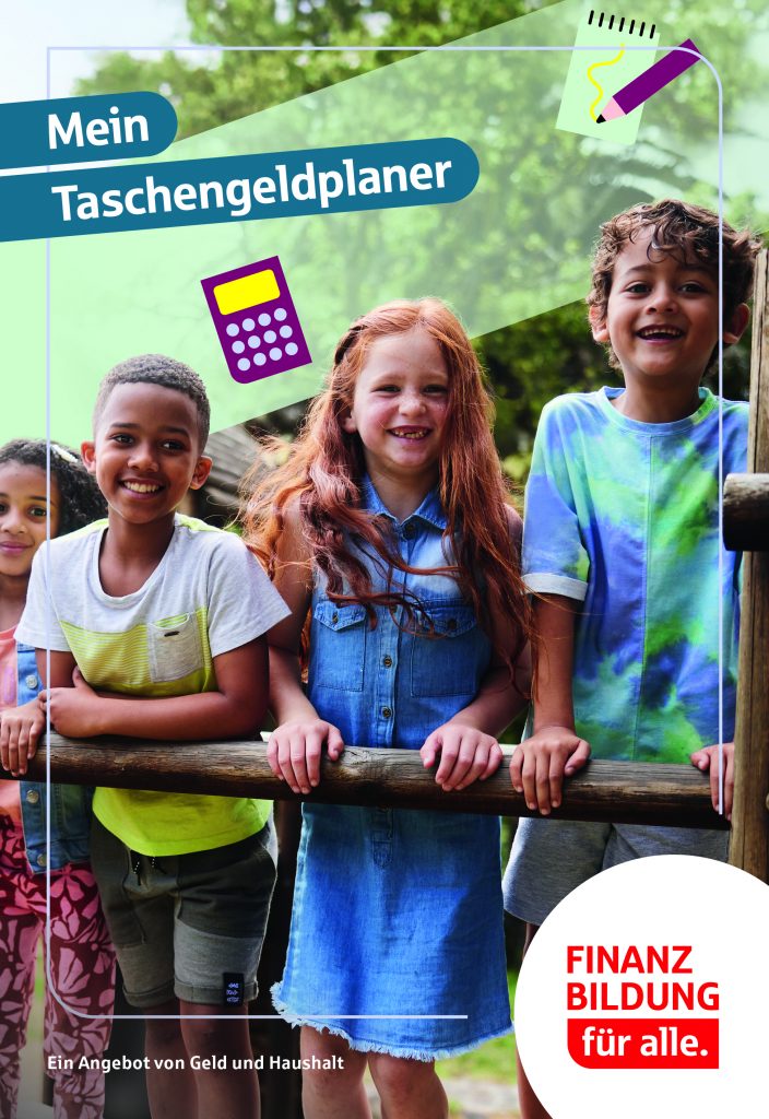 Kostenloser Ratgeber 'Mein Taschengeldplaner'