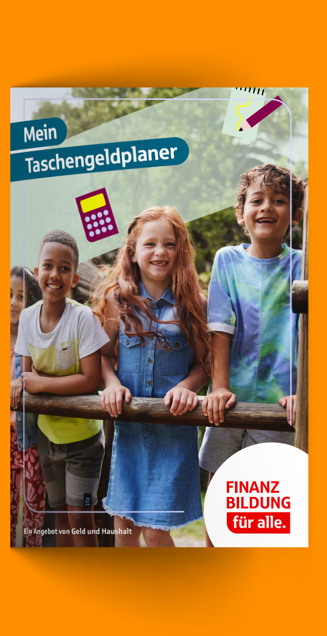 Der kostenfreie Taschengeldplaner hilft Kindern und Jugendlichen das eigene Geld im Blick zu haben.