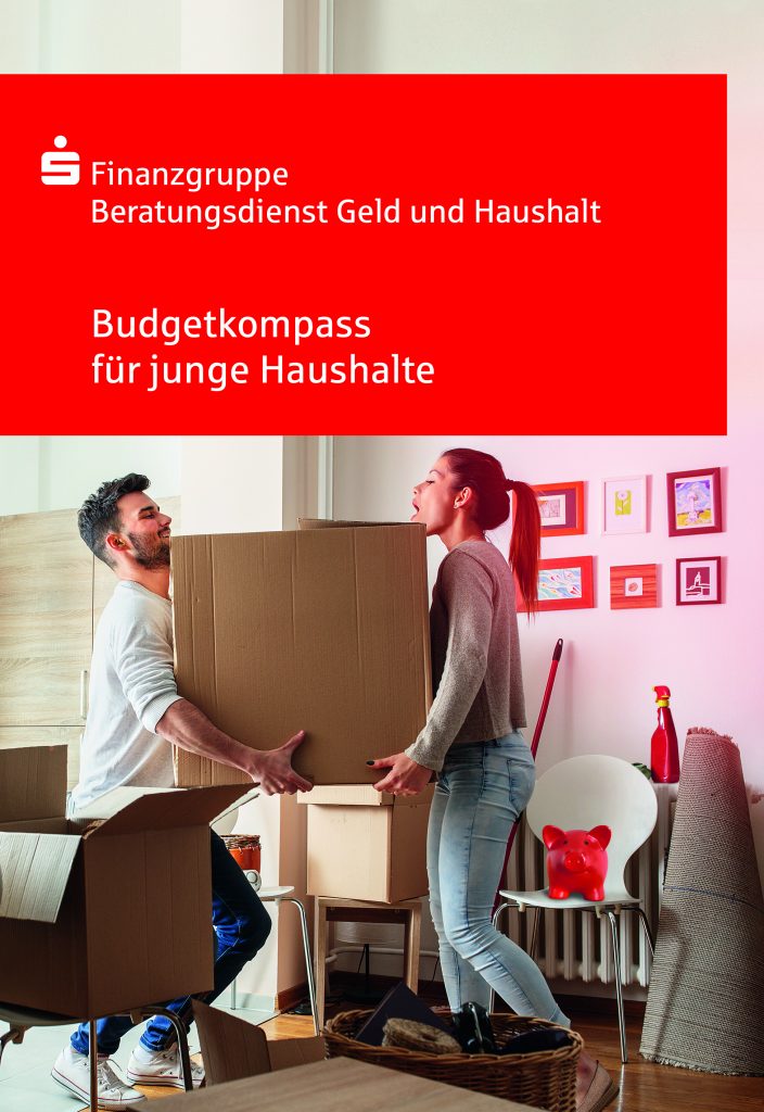 Pressefoto Ratgeber 'Budgetkompass für junge Haushalte'.