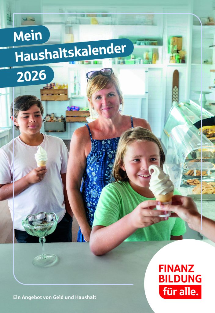 Persönliche Finanzen gut in der Übersicht - mit dem kostenfreien Haushaltskalender 2026