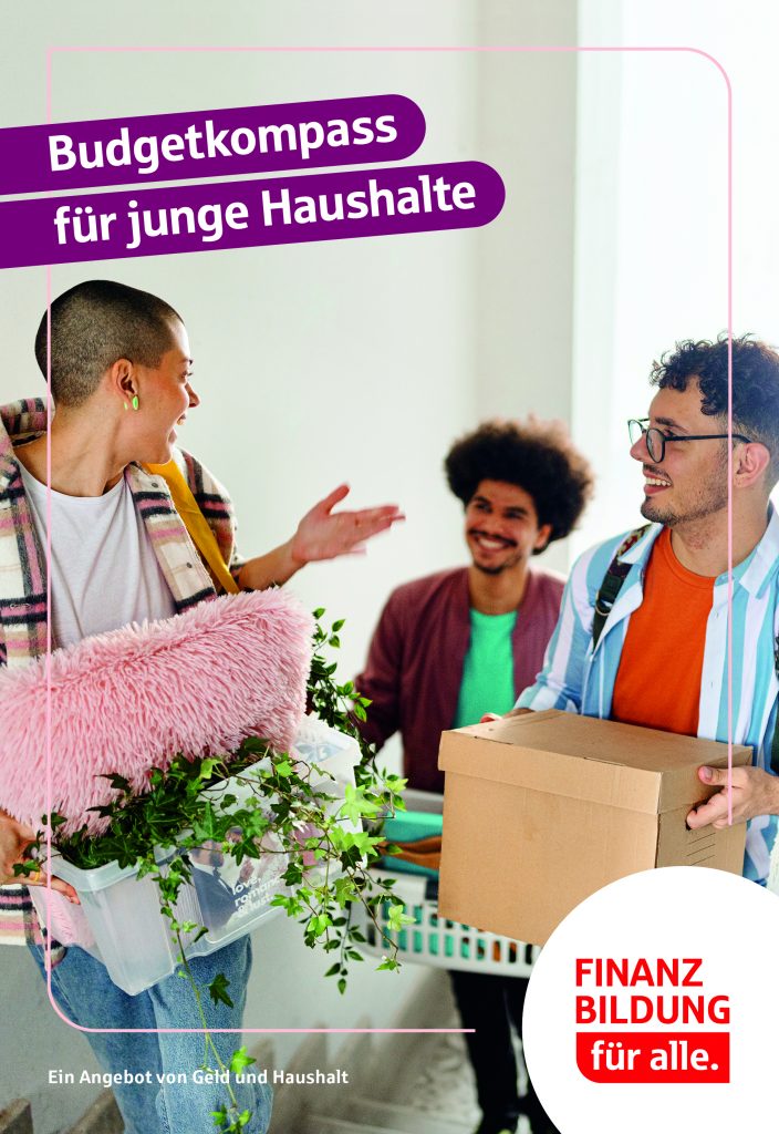 Pressefoto Ratgeber 'Budgetkompass für junge Haushalte'.